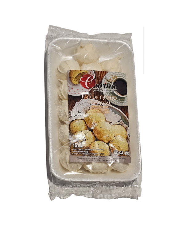 PÃO DE QUEIJO CARINA 12x400gr (16u/cuv)