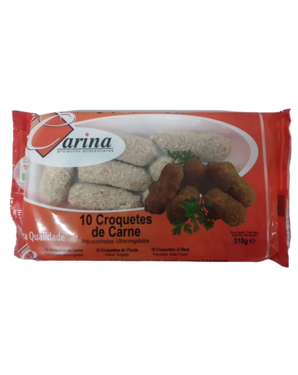 CROQUETAS DE CARNE CARINA 15x310gr (10u/cuv)