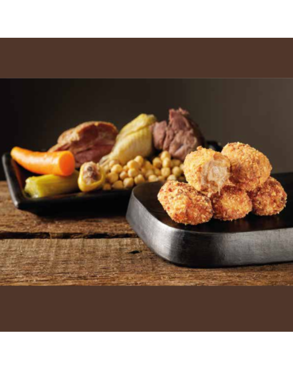 AMEZTOI CROQUETAS PUCHERO PANKO 35gr 4x1Kg