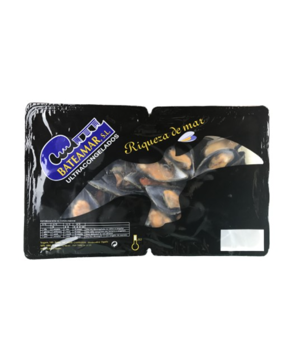 MEJILLONES 1/2 CONCHA SUPER (50/60pzs) BATEAMAR 10x1Kg