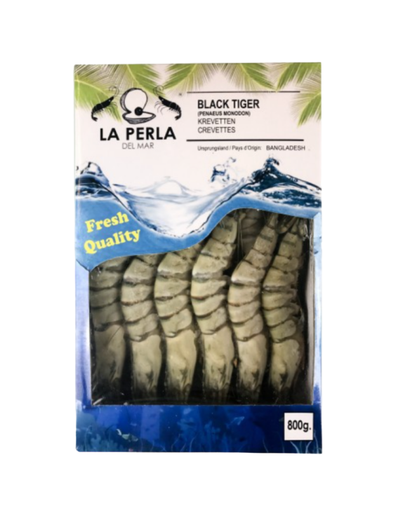 BLACK TIGER BGD 13/15 800gr NET 10x1Kg PERLA D.MAR