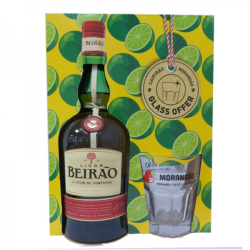 LICOR BEIRÃO PACK +COPO CAIPIRÃO-MORANGÃO 6x70cl