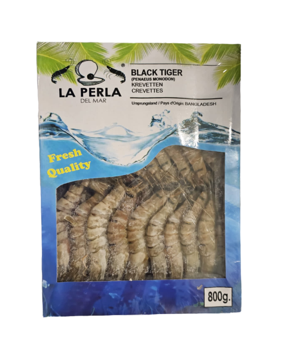 BLACK TIGER BGD 31/40 800gr NET 10x1Kg PERLA D.MAR