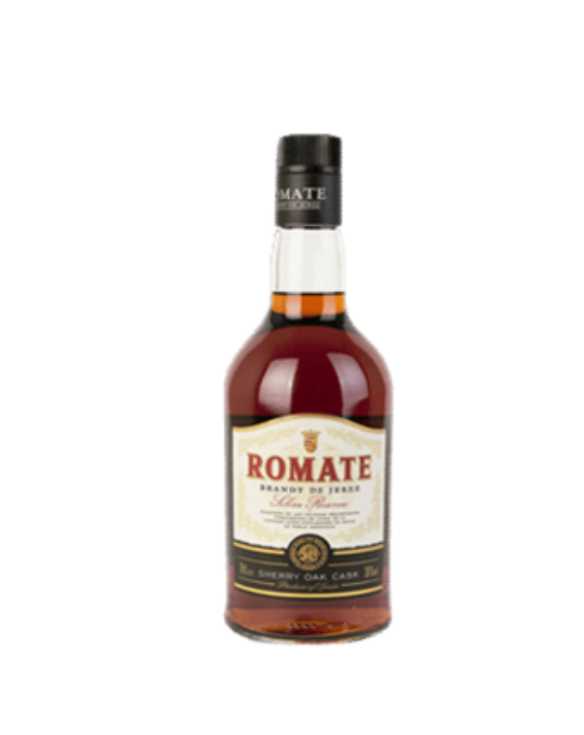 ROMATE BRANDY DE JEREZ 6X70CL. 36Â°