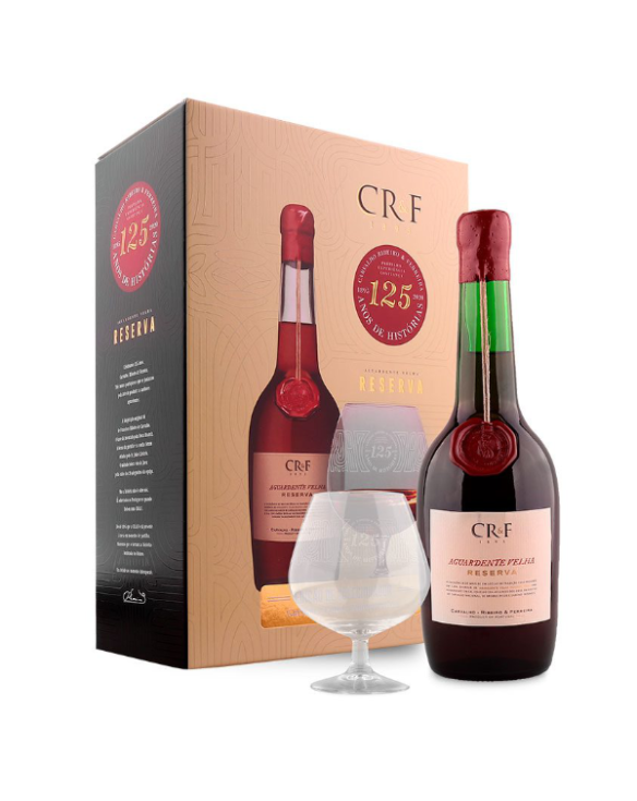 AGUARDENTE CRF RESERVA +COPO / 6X70CL