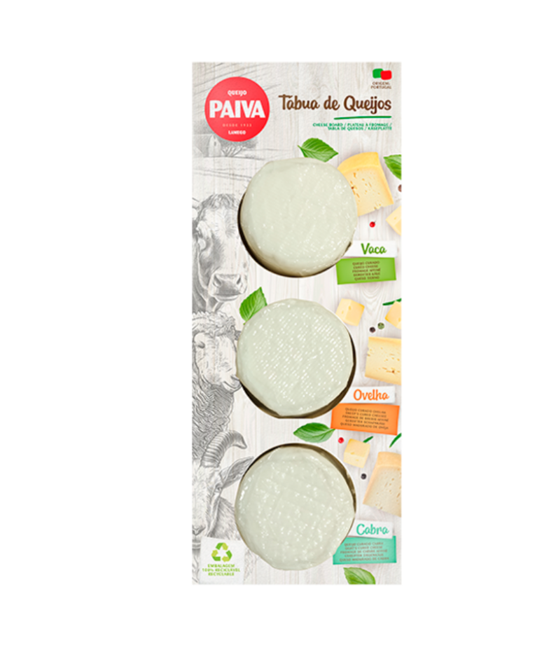 QUEIJO PAIVA TABUA 3 LEITE 10x(3x80gr)