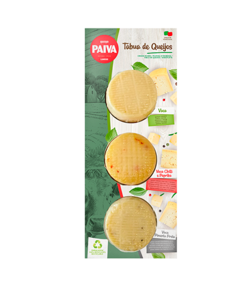 QUEIJO PAIVA TABUA VACA 10x(3x80gr)