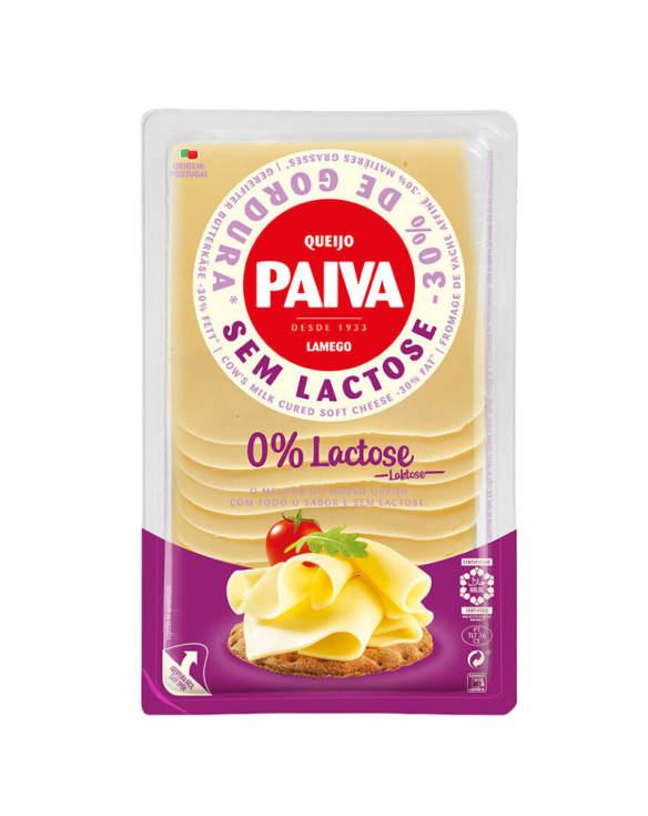 QUEIJO PAIVA FATIAS SEM LACTOSE 22x150gr