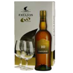 MOSCATEL FAVAIOS 10 ANOS +2COPOS / 6X75CL.