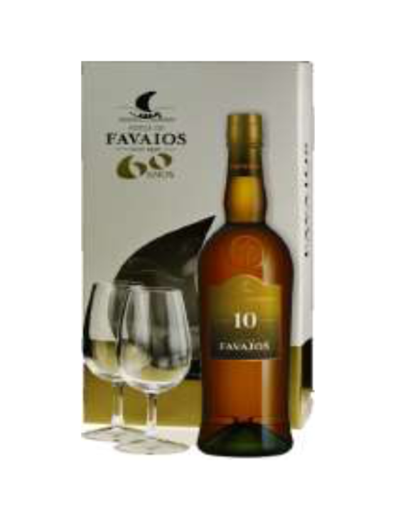 MOSCATEL FAVAIOS 10 ANOS +2COPOS / 6X75CL.