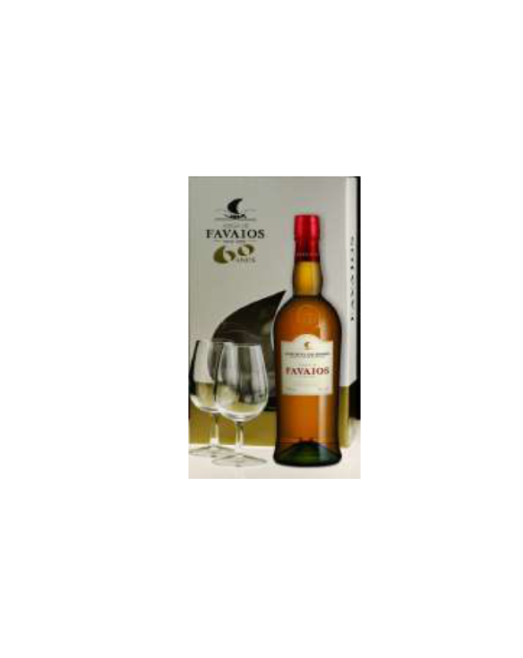 MOSCATEL FAVAIOS PACK/ 1X75CL. 1GFA+2COPOS