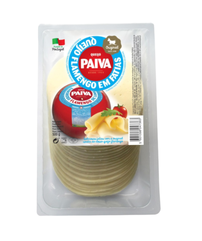 QUEIJO PAIVA FATIAS REDONDAS FLAMENGO 500gr