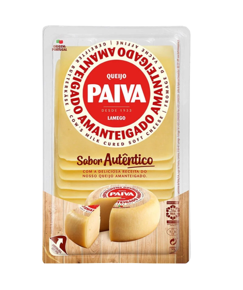 QUEIJO PAIVA FATIAS AMANTEIGADO 19x180gr