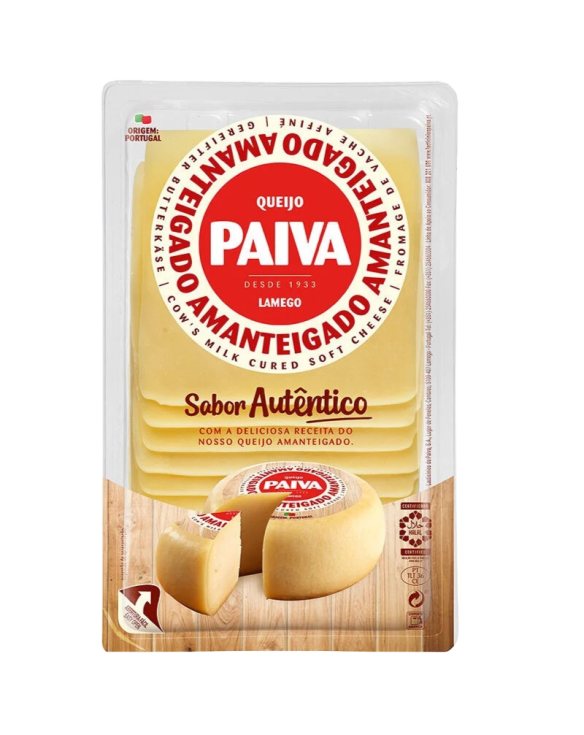 QUEIJO PAIVA FATIAS AMANTEIGADO 19x180gr