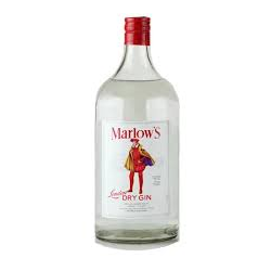 MARLOWâS LONDON DRY GIN / 12X75CL. 37.5%VOL.