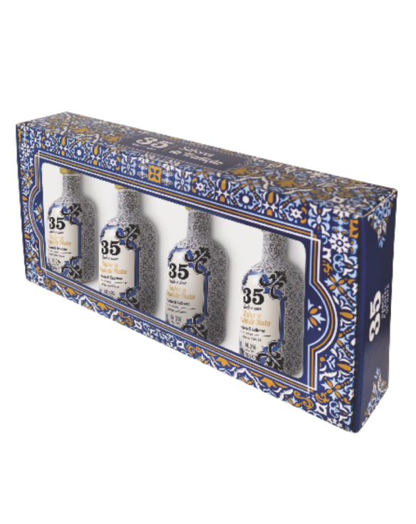 LICOR 35 CREME D.PASTEL D.NATA MINI  6X(4x50ml) 14.5Â°
