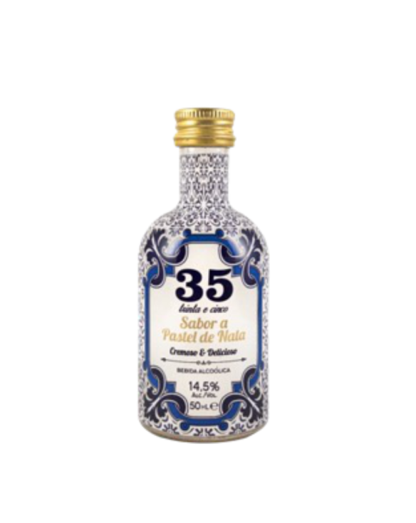 LICOR 35 CREME D.PASTEL D.NATA MINI 24x50ml 14.5Â°