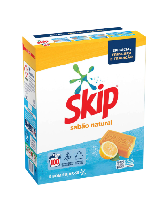 SKIP SABAO NATURAL DETERGENTE EN PO 100ds 2x5Lt