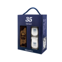 LICOR 35 PACK CREME CHOCO + 2 COPOS  3x50cl 14.5Â°