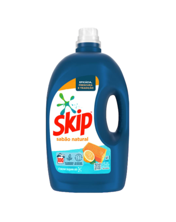 SKIP SABAO NATURAL DETERGENTE LIQ. 100ds 2x5Lt