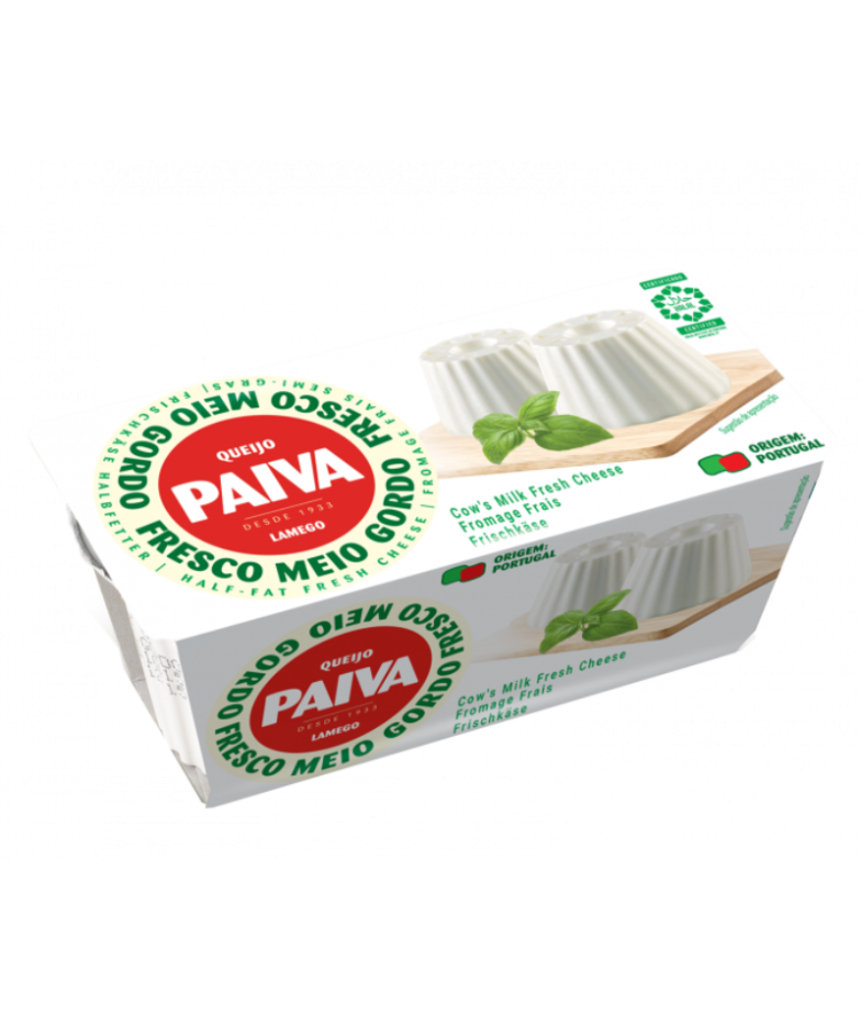 QUEIJO PAIVA FRESCO MEIO GORDO 12x2x62.5gr