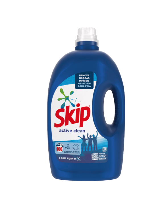 SKIP ACTIVE CLEAN DETERGENTE LIQ. 100ds 2x5Lt