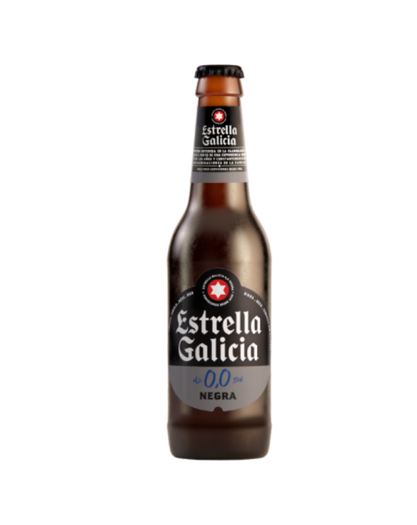 ESTRELLA GALICIA 0.0 NEGRA 4x6x25cl
