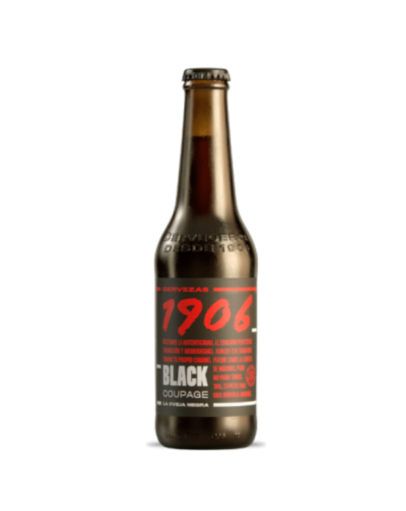 ESTRELLA GALICIA 1906 BLACKCOUPAGE 4x6x33cl