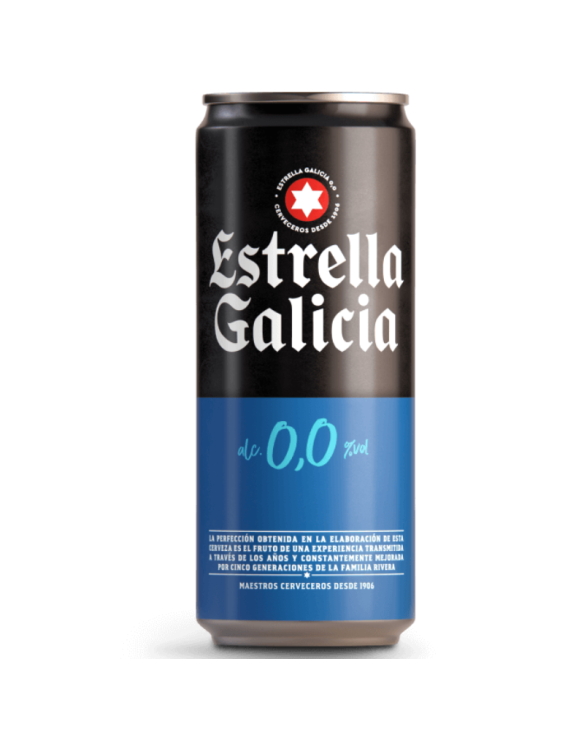 ESTRELLA GALICIA 0.0% LATA 24x33cl