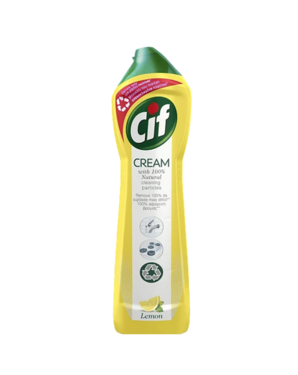 CRÃME CIF CITRON POUR LE NETTOYAGE DES SURFACES 16x500ml