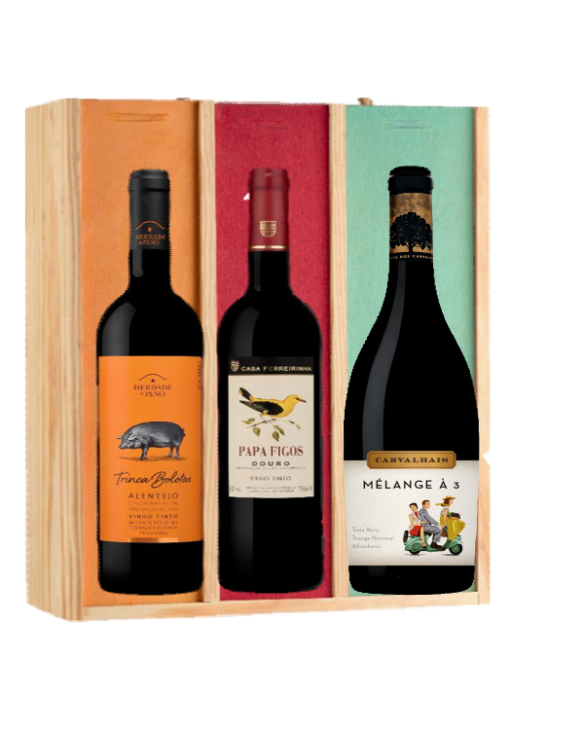 PACK 3x75cl PAPA FIGOS+TRINCA BOLOTAS+QTA.CARVALHAIS