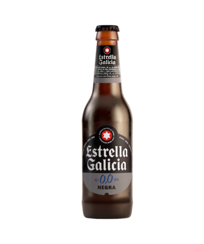 ESTRELLA GALICIA 0.0 NEGRA 4x6x25cl