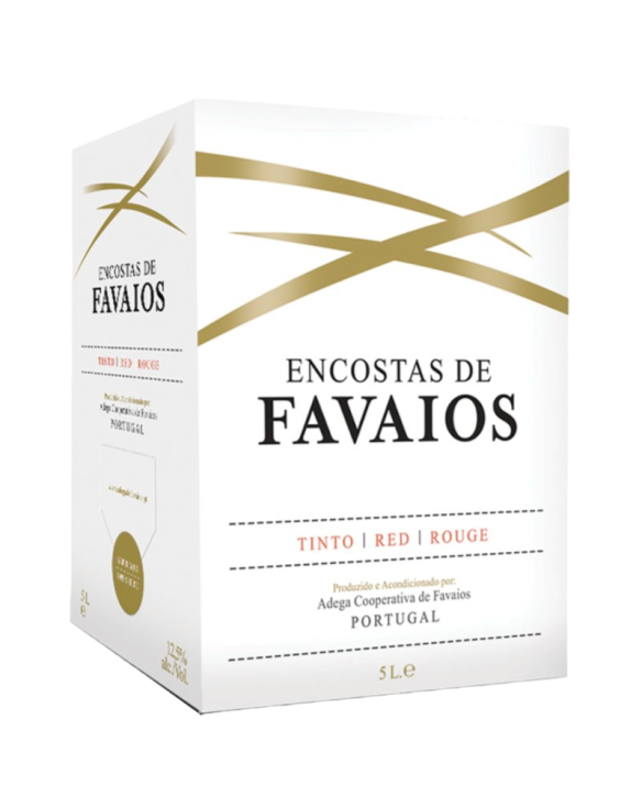 ENCOSTAS DE FAVAIOS ROUGE BAG I.BOX 1x5Lt